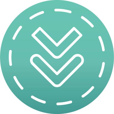 Modern bir simgenin vektör illüstrasyonu