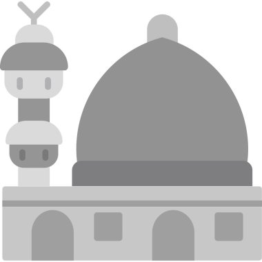 Cami. Web simgesi basit illüstrasyon