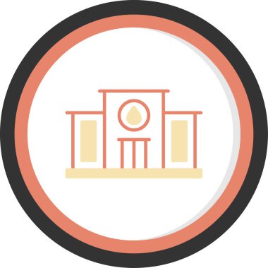 Yapı simgesinin vektör illüstrasyonu