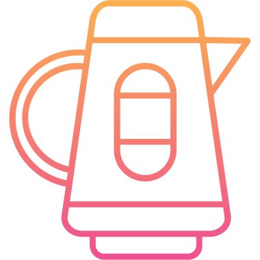 Bir kahve fincanının vektör çizimi