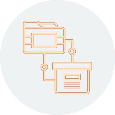 seo modern simgesinin vektör illüstrasyonu