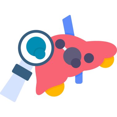 Kanser rengi ikon vektörü. Kanser işareti. izole edilmiş sembol çizimi