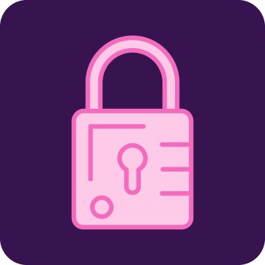 ikon vektör illüstrasyonunu kilitle