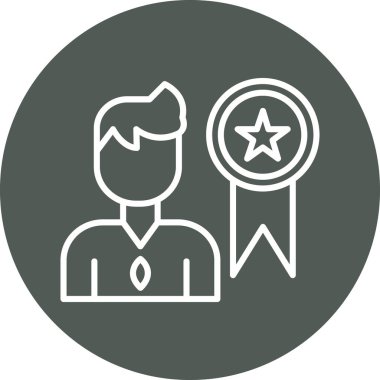 ödül vektör simgesi modern basit illüstrasyon