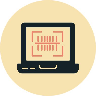 Bilgisayar. Web simgesi vektör illüstrasyonu