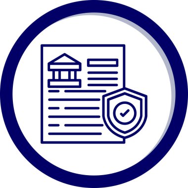 Vektör belgesi Simge illüstrasyonu