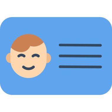 Kartta gülümseyen çizgi film karakteri