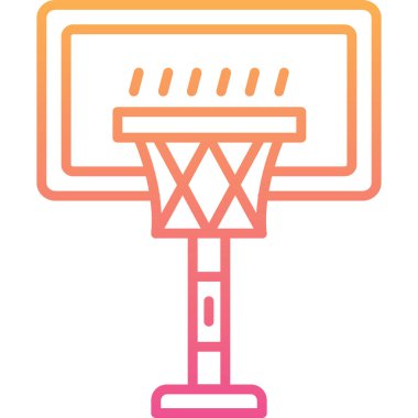 Basketbol topu ikonu. Basketbol oyunu sembolü