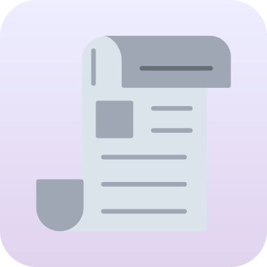 gazete simgesi vektör illüstrasyonu