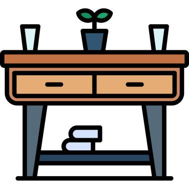 Kahve makinesi. Web simgesi basit illüstrasyon