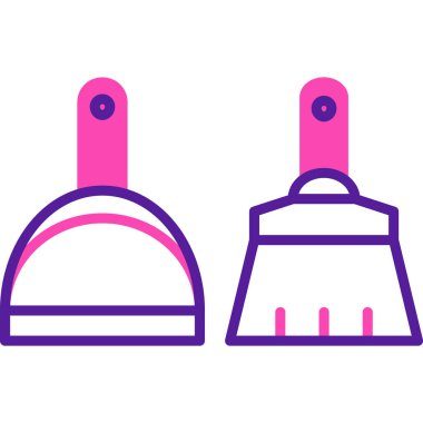 Beyaz arka planda siyah çizgi barbekü ikonu izole edildi. bbq Izgara Partisi. Izgara partisi. Soyut şekiller, şekiller. vektör