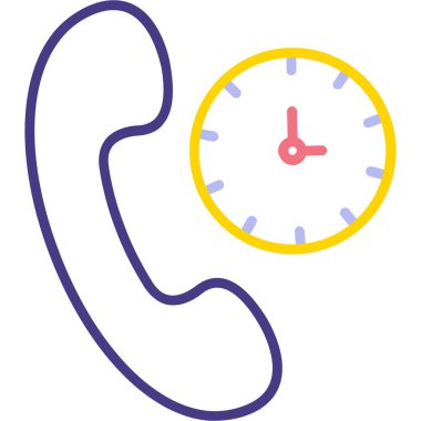 Çağrı merkezi ikon vektör illüstrasyonu