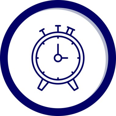 Alarm saat simgesi modaya uygun tasarım arka planında