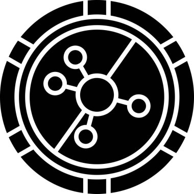 Veri analiz simgesi, vektör illüstrasyonu