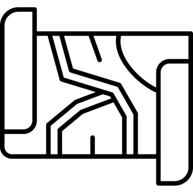 Harita konumu simgesi ana hat biçiminde