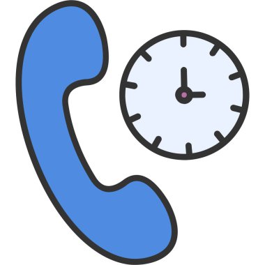 Çağrı. Web simgesi basit illüstrasyon