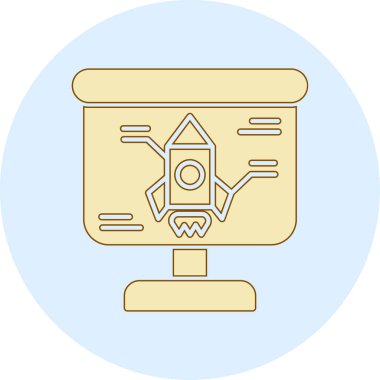 seo modern simgesinin vektör illüstrasyonu