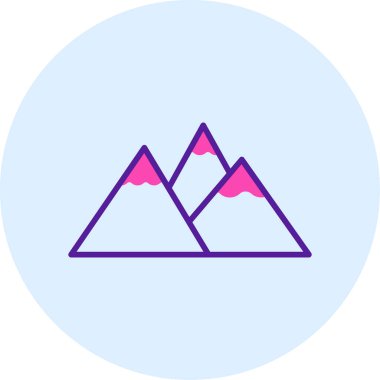 Modern simgenin vektör illüstrasyonu