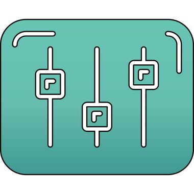 Modern b 'nin vektör illüstrasyonunda müziğin eksik simgesi