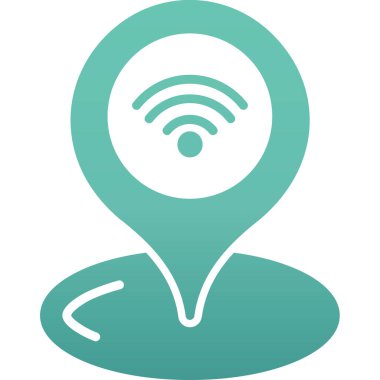 Kablosuz konum simgesi rozet biçimi