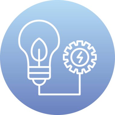 Ampul Simgesi, Vektör illüstrasyonu