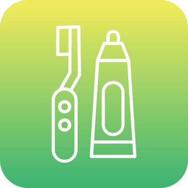 Boya fırçasının vektör illüstrasyonu