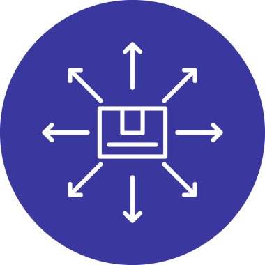 Modern simgenin vektör illüstrasyonu