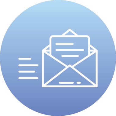 e- posta simgesi, vektör illüstrasyonu