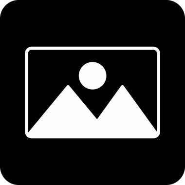 resim simgesi, basit vektör illüstrasyonu