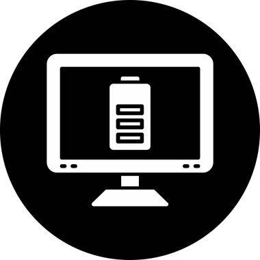 bilgisayar simgesi vektör illüstrasyonu