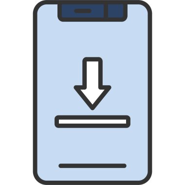 Beyaz arkaplanda izole edilmiş simge vektörü indir