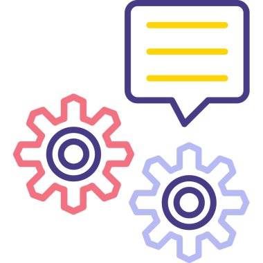 Seo simgesinin vektör illüstrasyonu