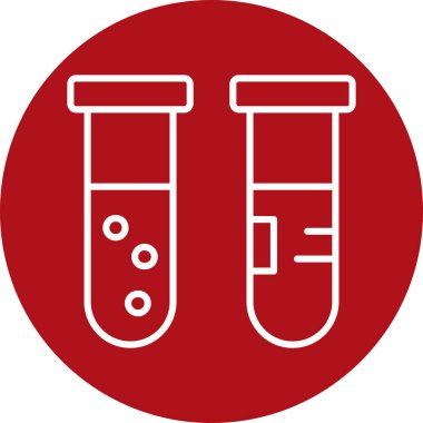 kan tüpleri simgesi, vektör illüstrasyonu