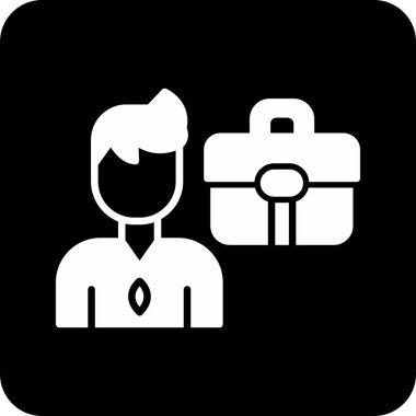 iş simgesi vektör illüstrasyonu