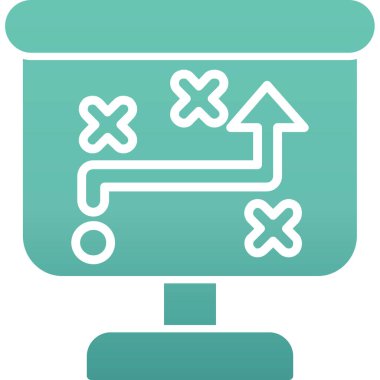 Ok. Web simgesi basit illüstrasyon