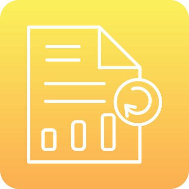 Vektör Belgesi düz simgesi