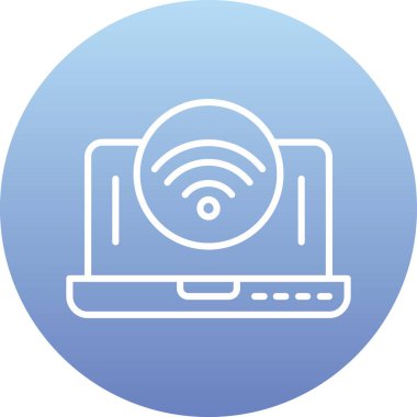 vektör dizüstü simgesi illüstrasyonu