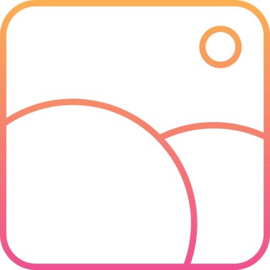 Simge etiketinin vektör illüstrasyonu