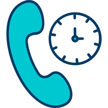 Çağrı merkezi. Web simgesi basit illüstrasyon