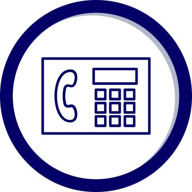 Moda biçimi izole edilmiş arkaplanda çağrı merkezi simgesi