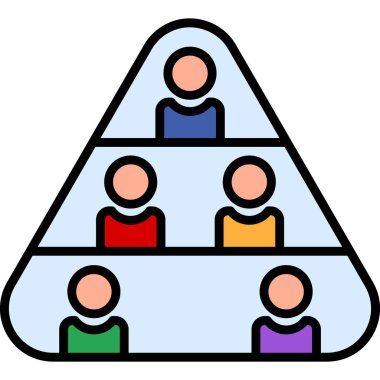 insanlar grup renk simgesi, özet biçimi