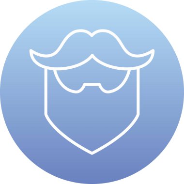 Kalkan simgesinin vektör illüstrasyonu