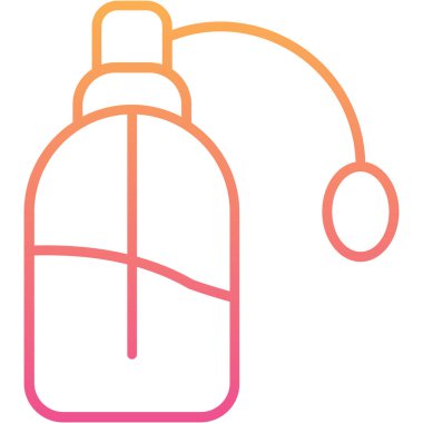 Bir şişe simgesinin vektör illüstrasyonu