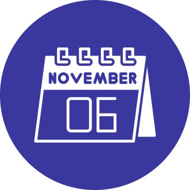 Takvim simgesi için vektör illüstrasyonu