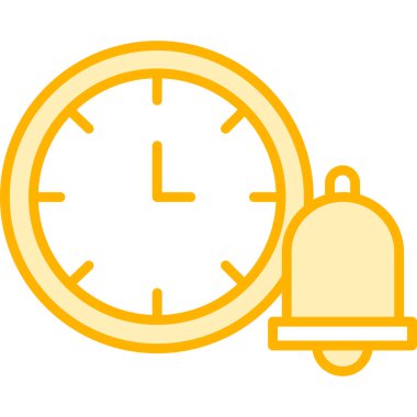 Saat. Web simgesi basit illüstrasyon