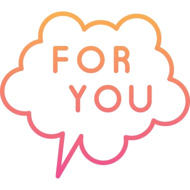 sen benim ikonumsun, vektör çizimi