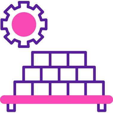 Seo simgesinin vektör illüstrasyonu