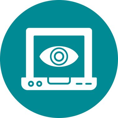 Göz simgesi vektör illüstrasyonu