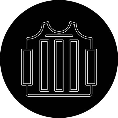 Moda biçimi izole edilmiş arkaplanda çöp kutusu simgesi