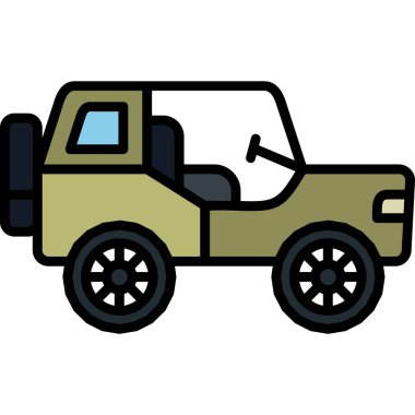 araba araç simgesi vektör çizimi tasarımı